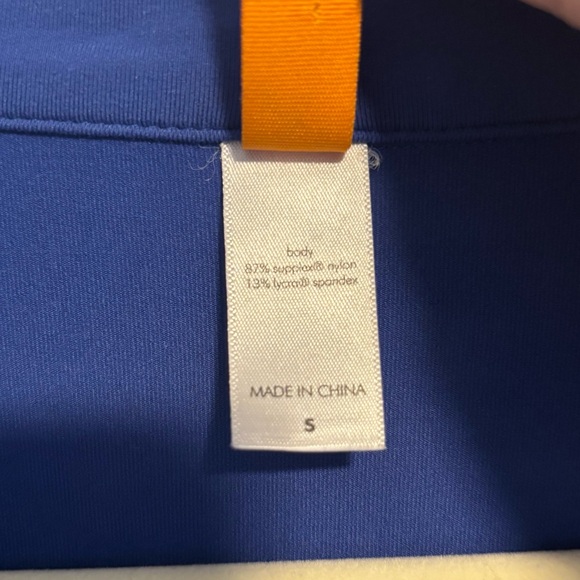 Lucy Cobalt Blue Pleated Zip-Up Workout Jacket Size Small - Picture 4 of 12